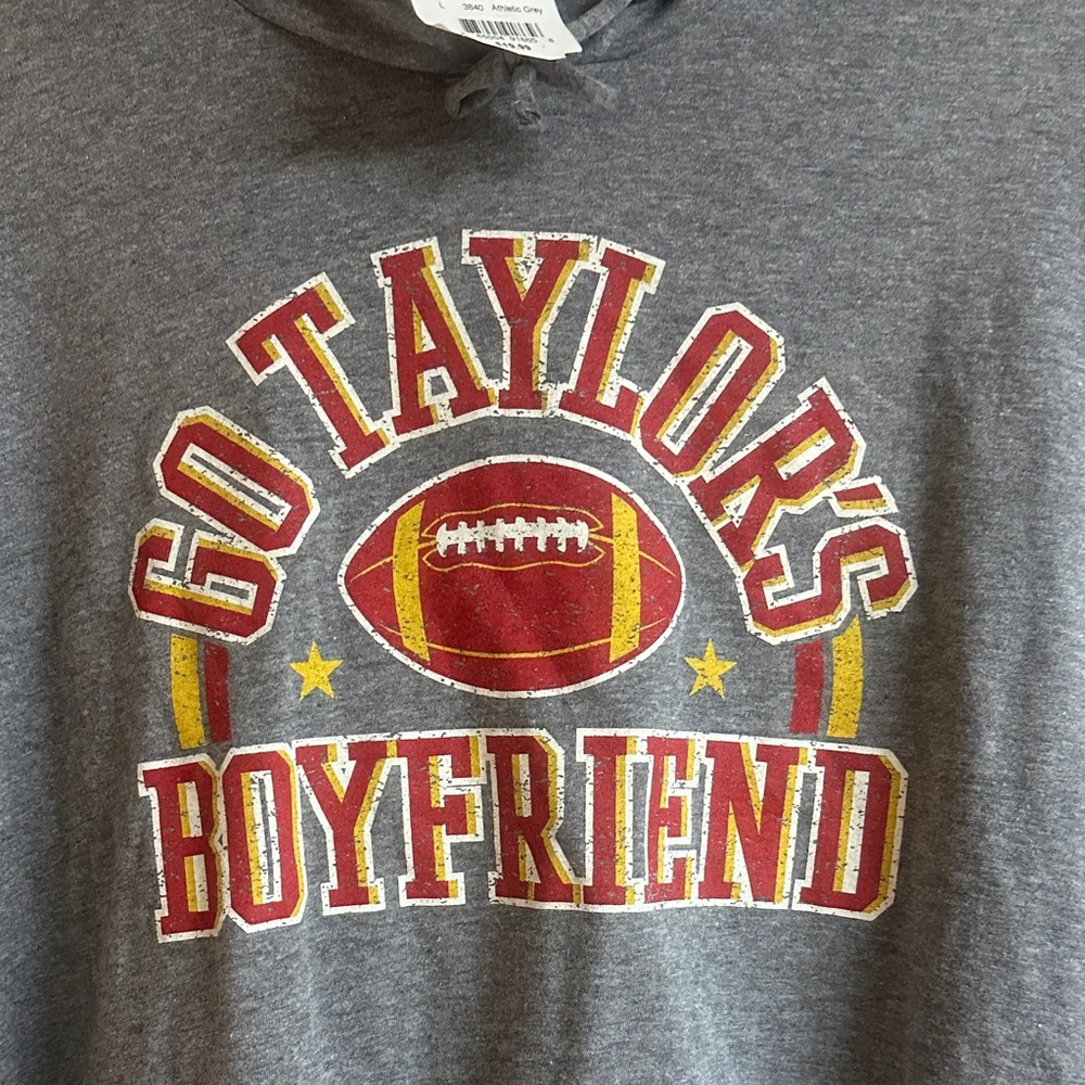 Taylor Swift - Travis Kelce - Kansas City Chiefs Cropped T-shirt hoodie